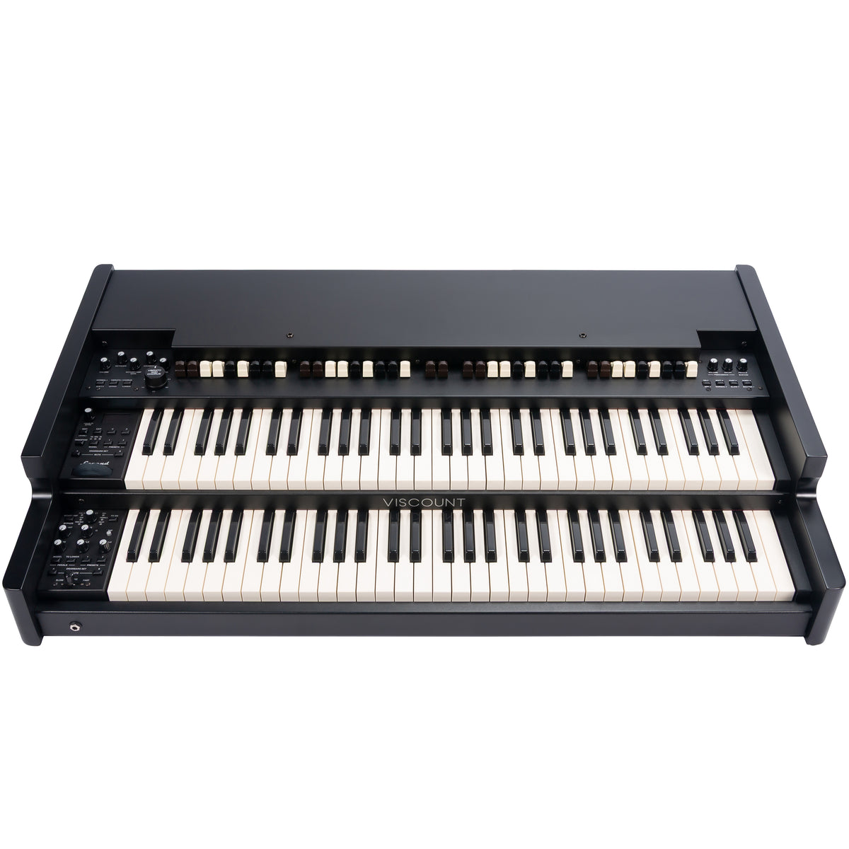 Viscount Legend 261 Dual-Manual Organ - Black slanted view