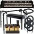 Viscount Legend 261 Dual-Manual Organ - Black PEDAL ESSENTIALS BUNDLE