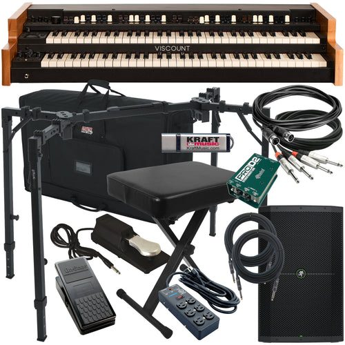 Viscount Legend 261 Dual-Manual Organ COMPLETE STAGE BUNDLE
