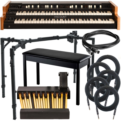 Viscount Legend 261 Dual-Manual Organ PEDAL ESSENTIALS BUNDLE