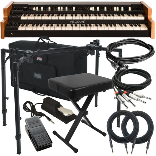 Viscount Legend 261 Dual-Manual Organ STAGE ESSENTIALS BUNDLE