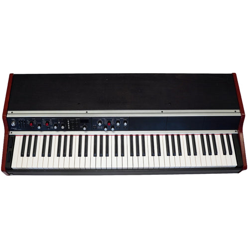 Viscount Legend '70s MKII Compact 73-key Modular Stage Piano on a white background seen from above