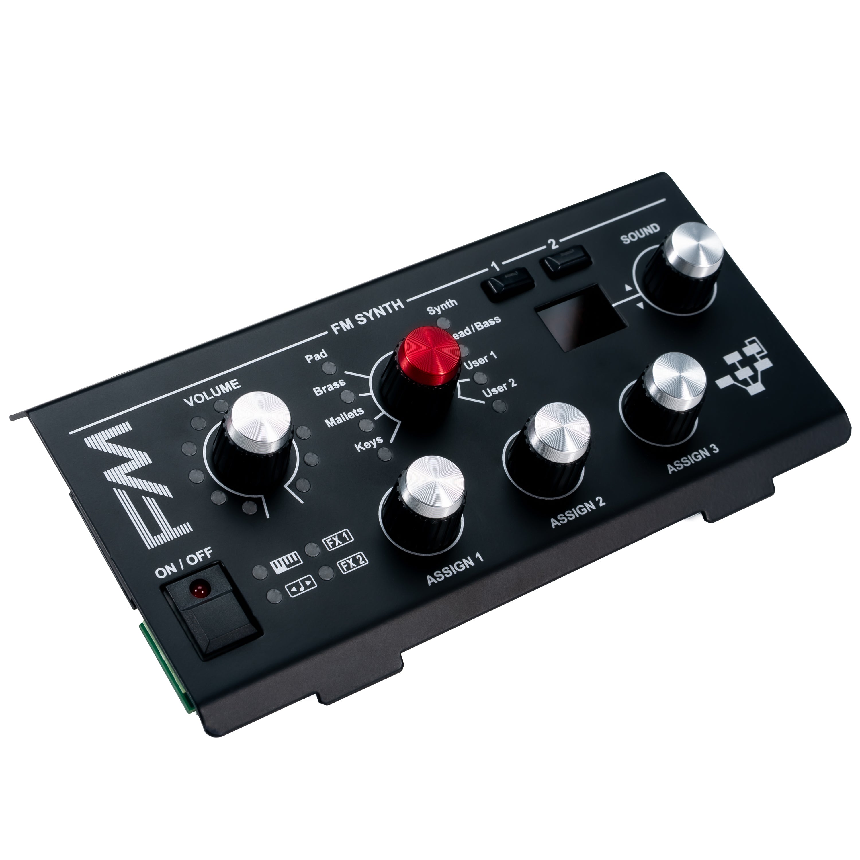 Viscount Legend '70s FM Synth Sound Module angle view