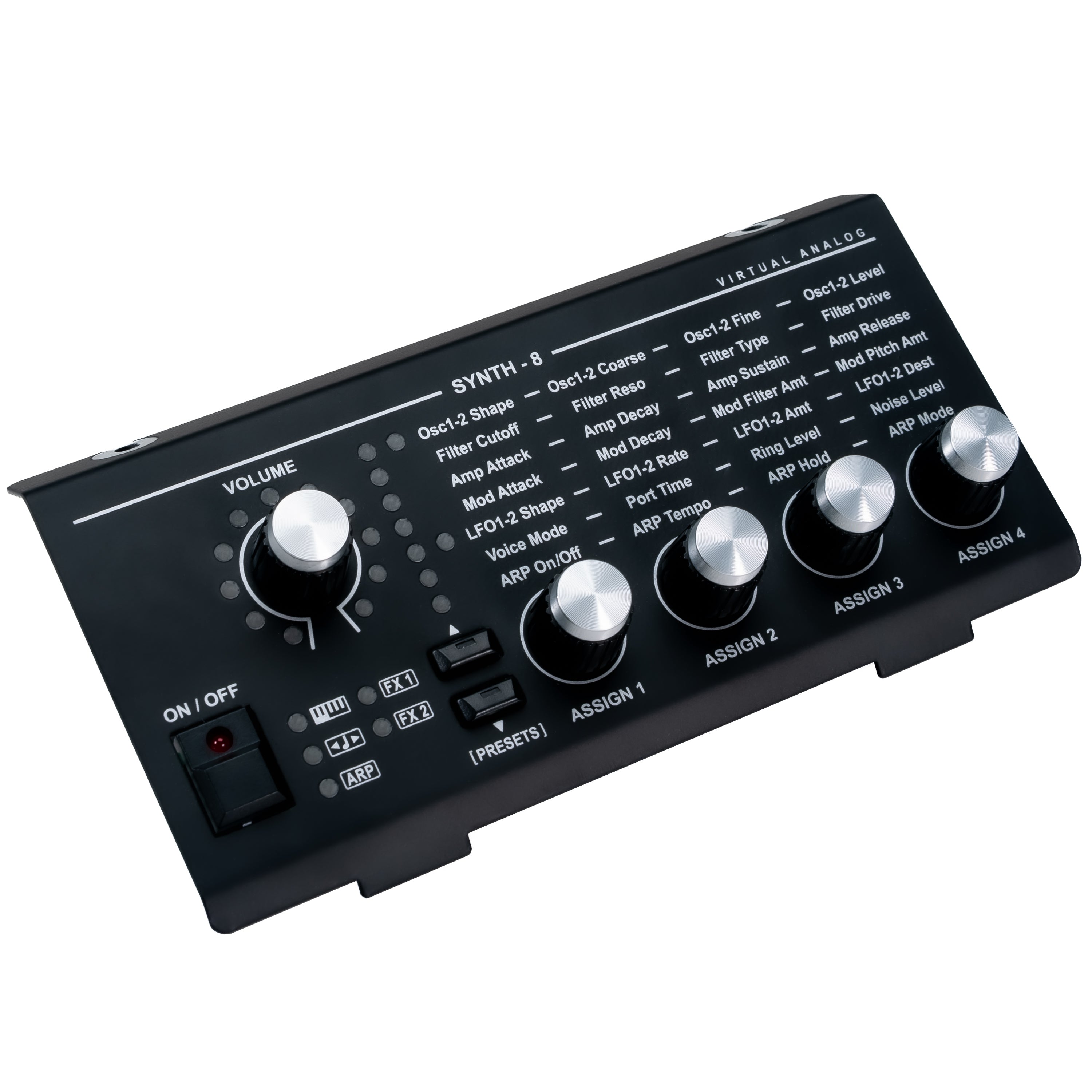 Viscount Legend '70s Synth-8 Virtual Analog Sound Module angle view