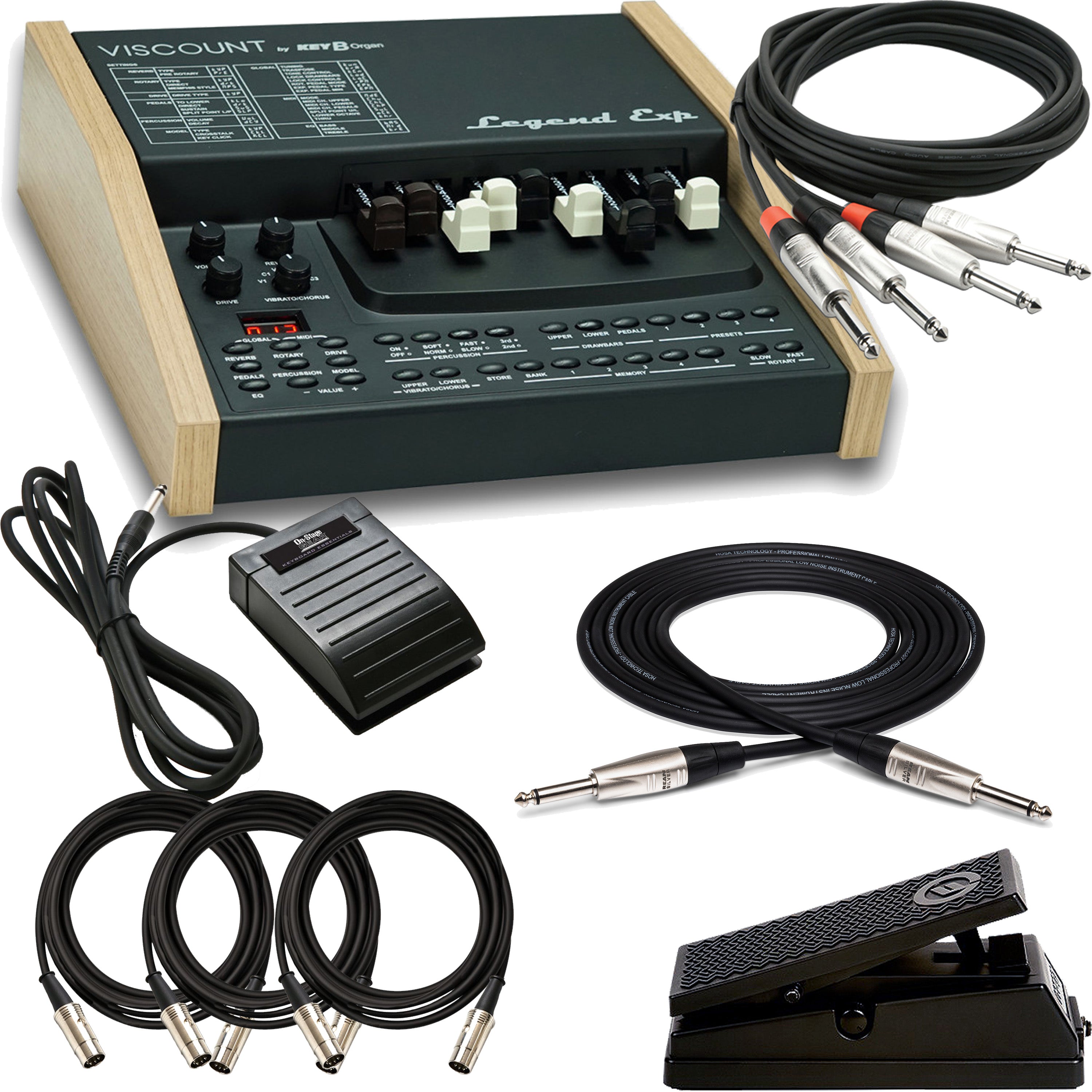 Collage image of the Viscount Legend Expander Organ Module CABLE KIT