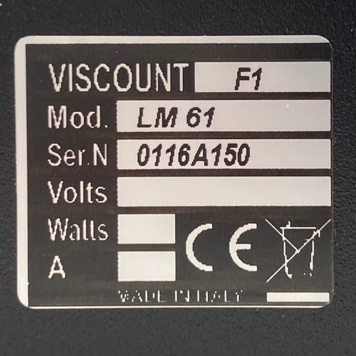 Viscount Legend LM 61 Lower Manual for Legend One (Demo)