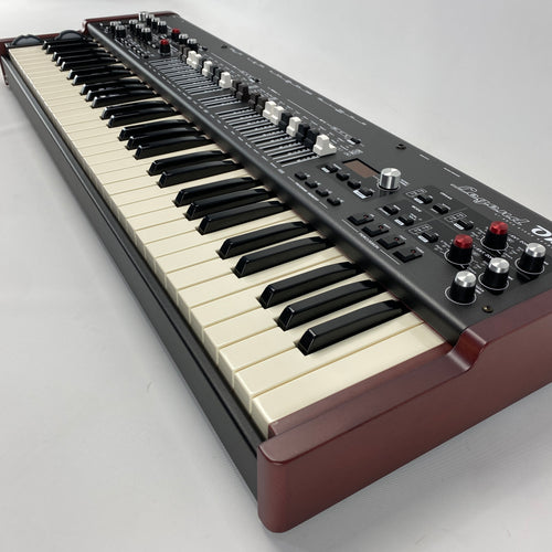 alternate angle showing right side of instrument where blemish is