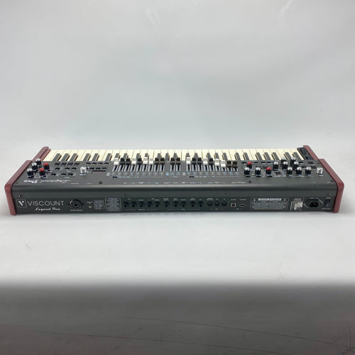 rear view of Viscount Legend One 61 Stage Keyboard (Demo)