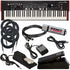 Collage of everything included in the Viscount Legend One 73 CABLE KIT