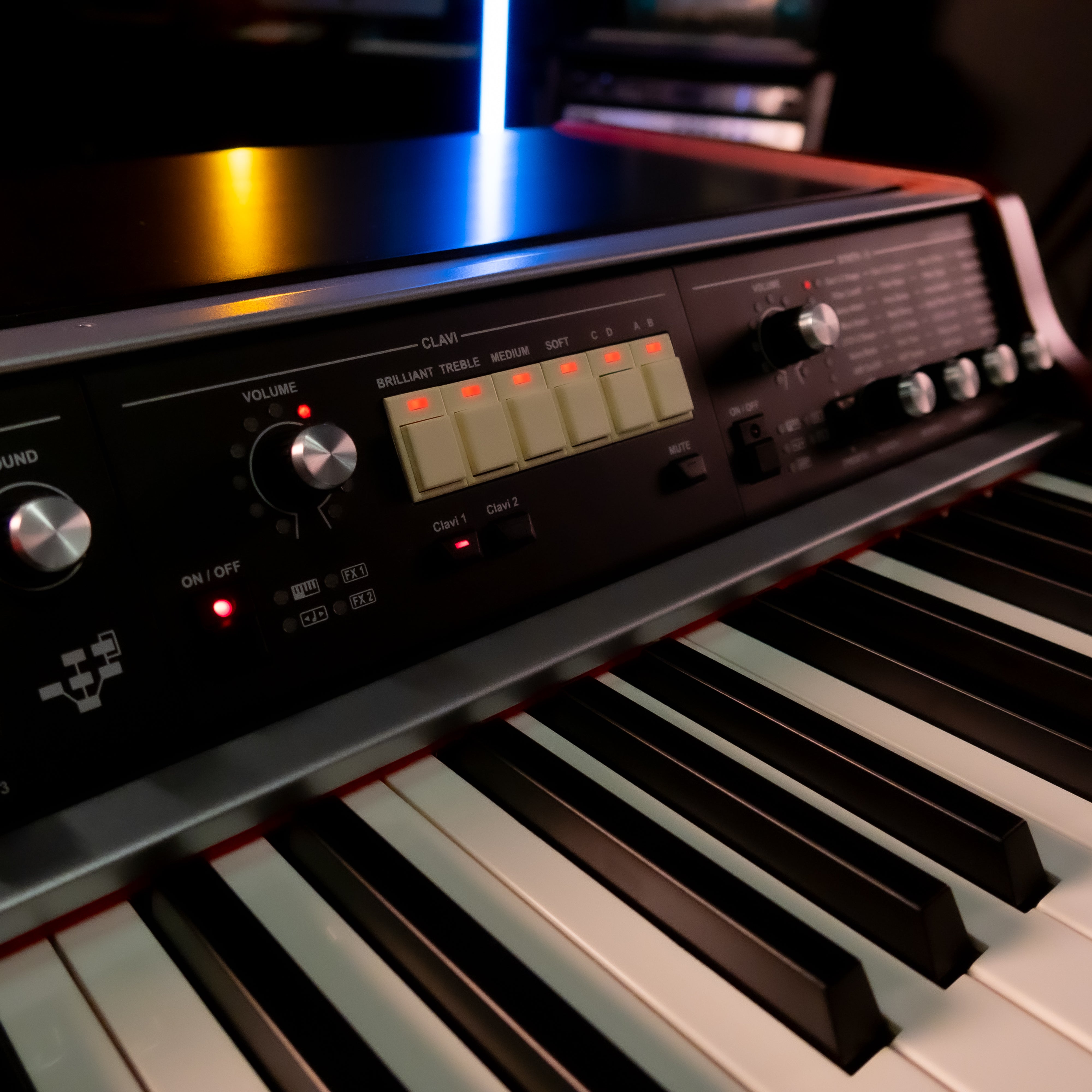 Viscount Legend '70s Clavinet Sound Module installed in a Viscount Legend '70s MKII Compact 73-key Modular Stage Piano view 2