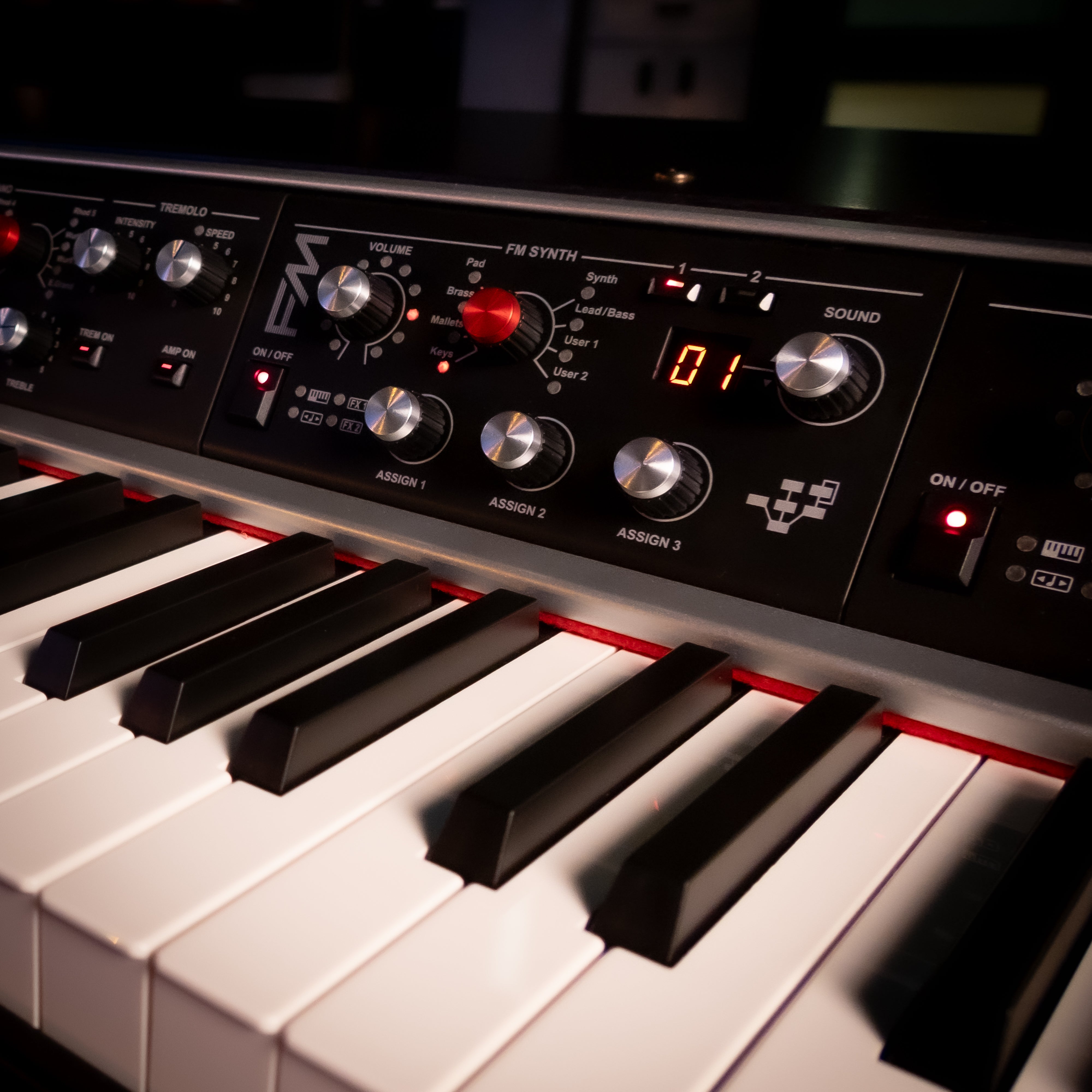 Viscount Legend '70s FM Synth Sound Module installed in a Viscount Legend '70s MKII Compact 73-key Modular Stage Piano - view 3