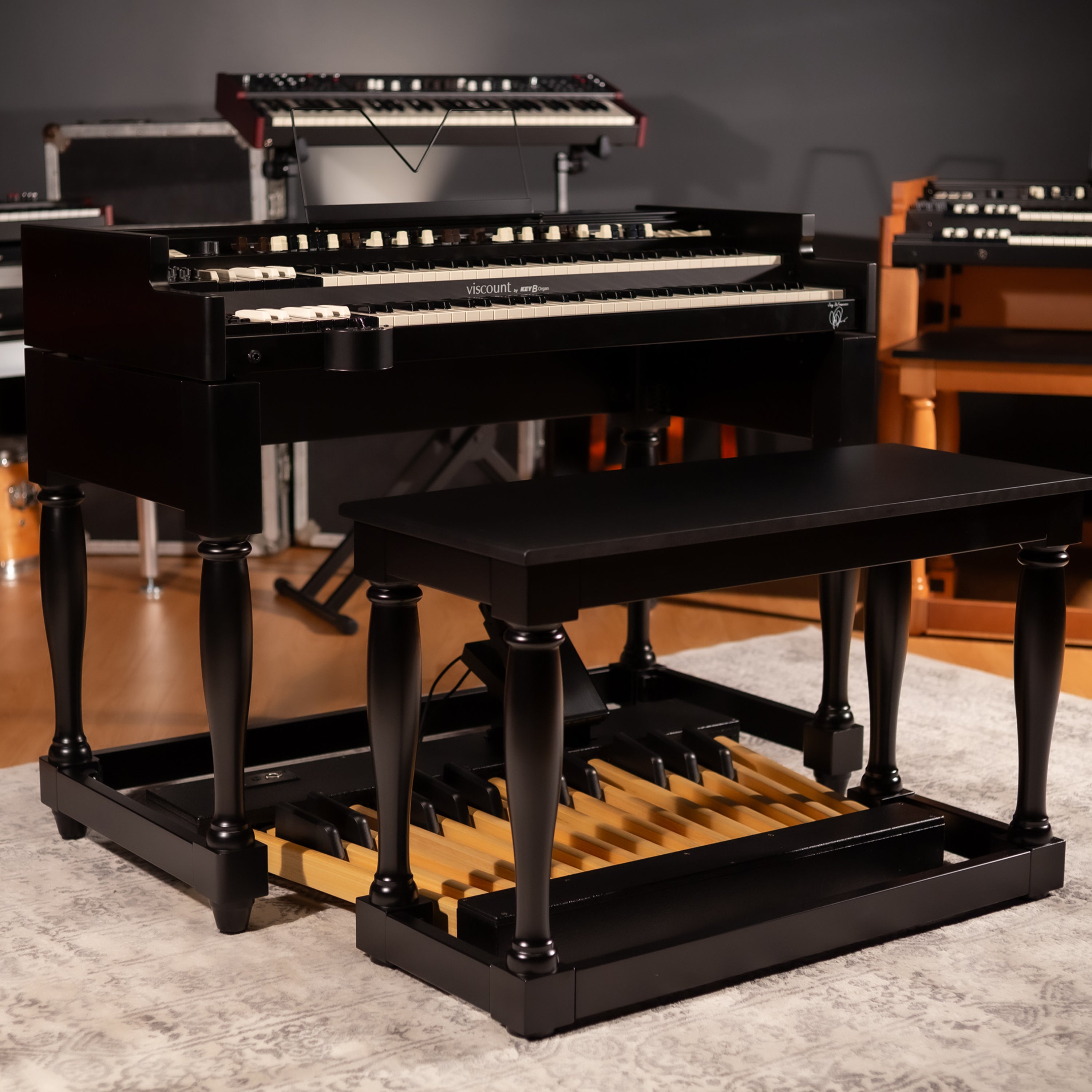 Viscount Legend SOUL 273 Digital Tonewheel Organ - Black STUDIO