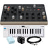 Collage showing components in Waldorf Crema Desktop Duo-Timbral String & Ensemble Synthesizer CONTROLLER RIG
