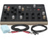 Collage showing components in Waldorf Crema Desktop Duo-Timbral String & Ensemble Synthesizer POWER & CABLE KIT