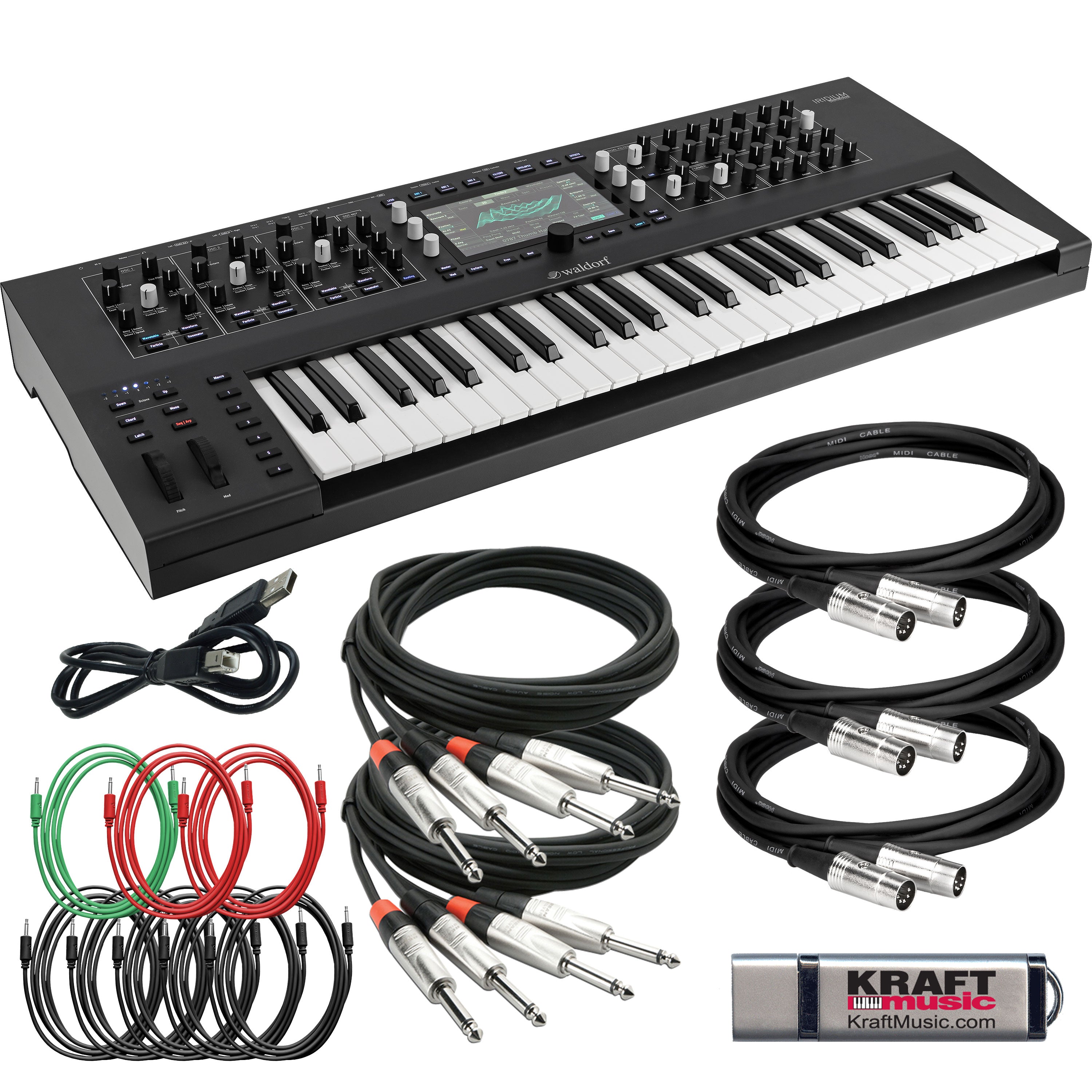 Waldorf Iridium Keyboard Digital Polyphonic Synthesizer CABLE KIT