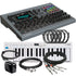 Collage showing components in Waldorf Iridium MK2 Digital Polyphonic Desktop Synthesizer CONTROLLER RIG