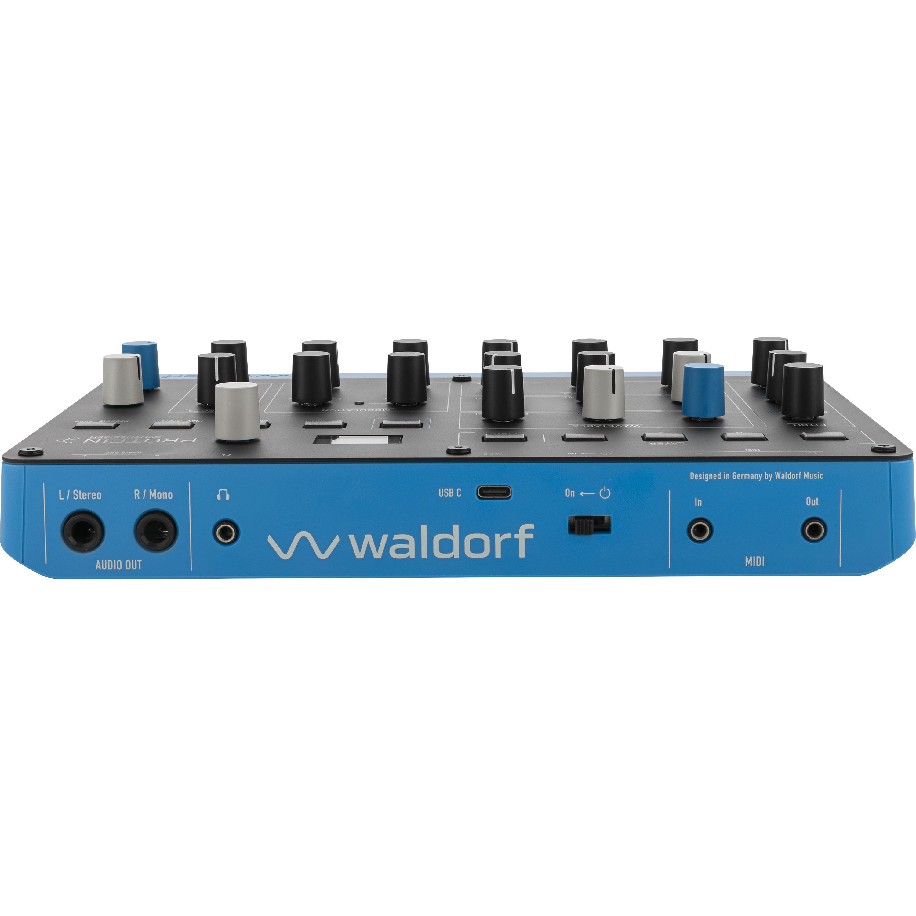 Waldorf Protein 8-Voice Desktop Wavetable Synthesizer View 2