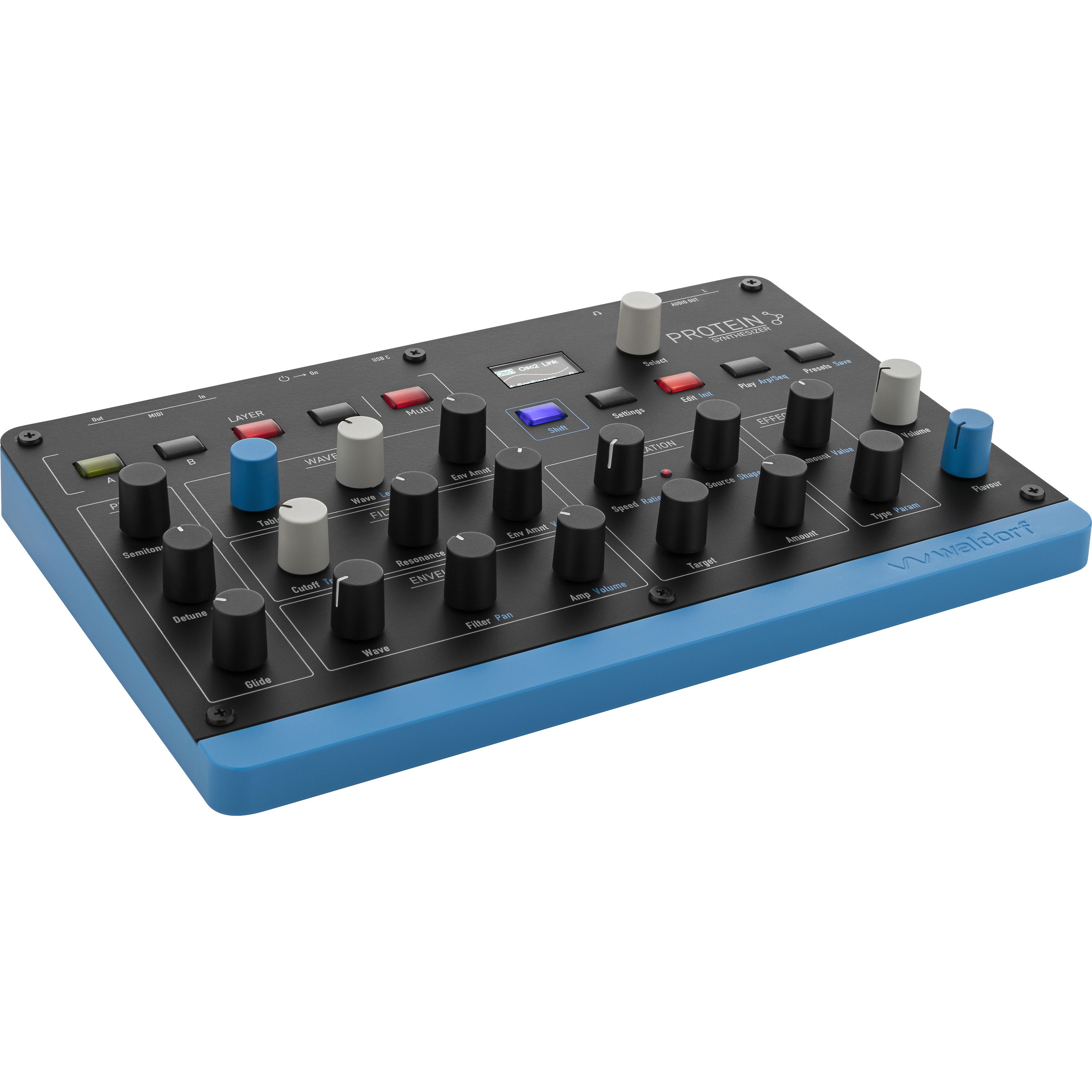 Waldorf Protein 8-Voice Desktop Wavetable Synthesizer CABLE KIT