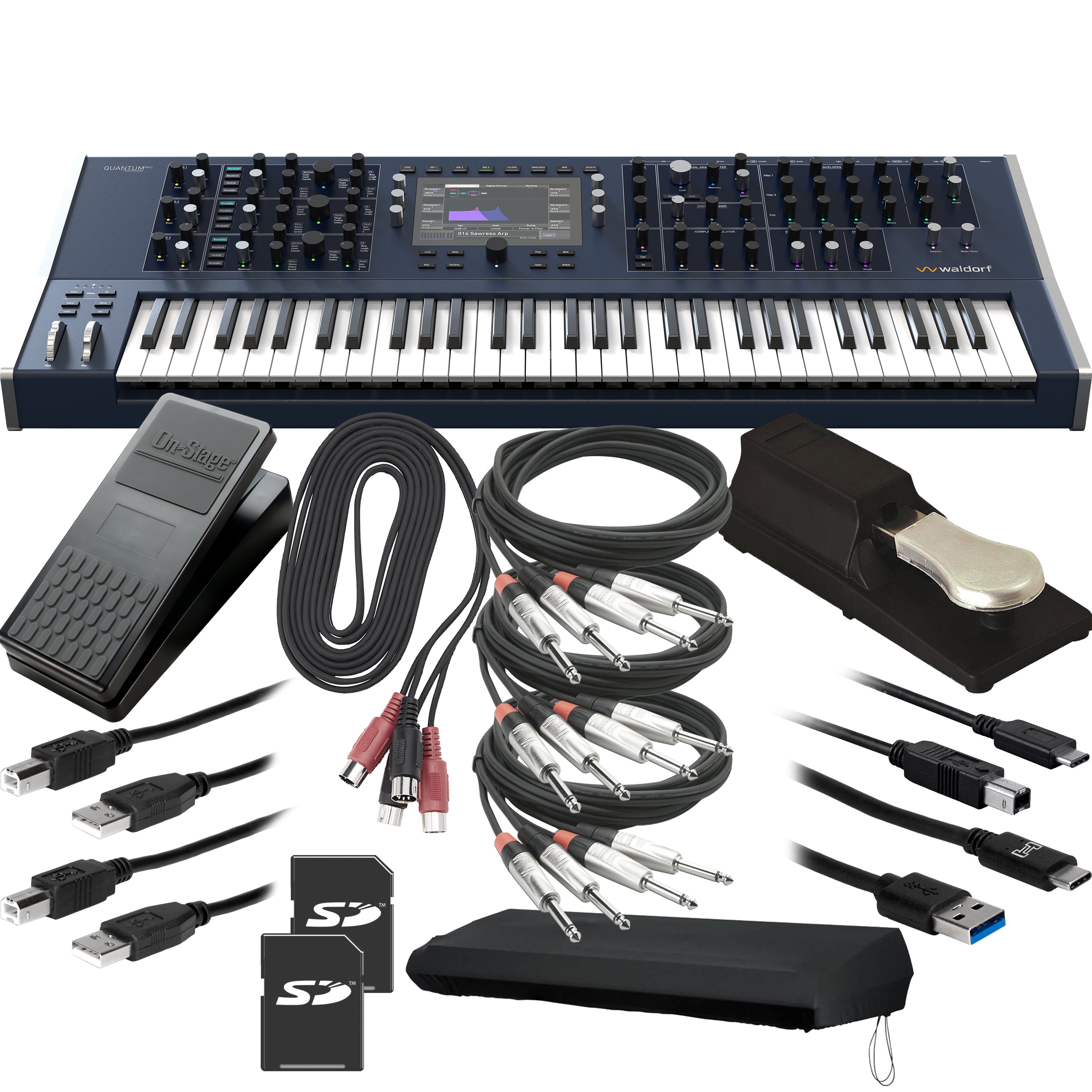 Waldorf Quantum MK2 16-Voice Hybrid Synthesizer CABLE KIT