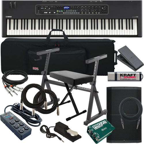 Yamaha CK88 Stage Keyboard COMPLETE STAGE BUNDLE