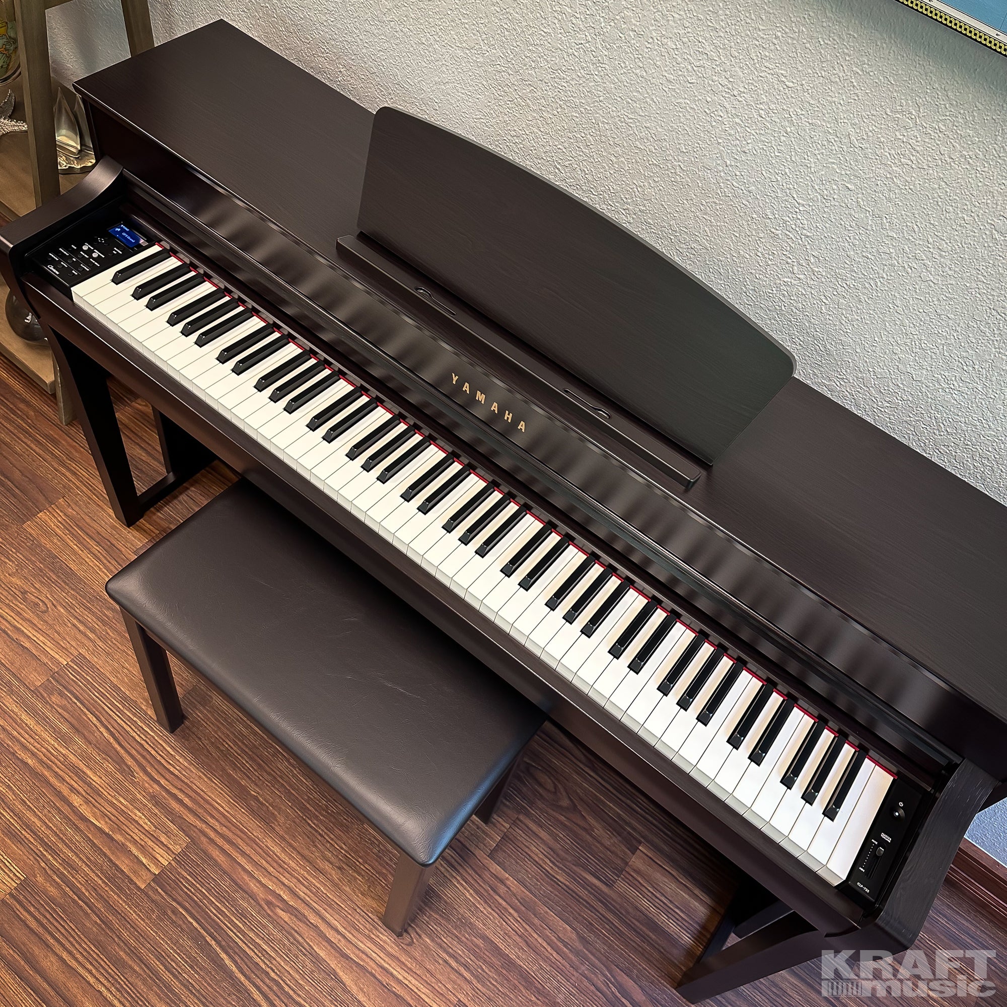 Yamaha Clavinova CLP-735 Digital Piano - Rosewood – Kraft Music