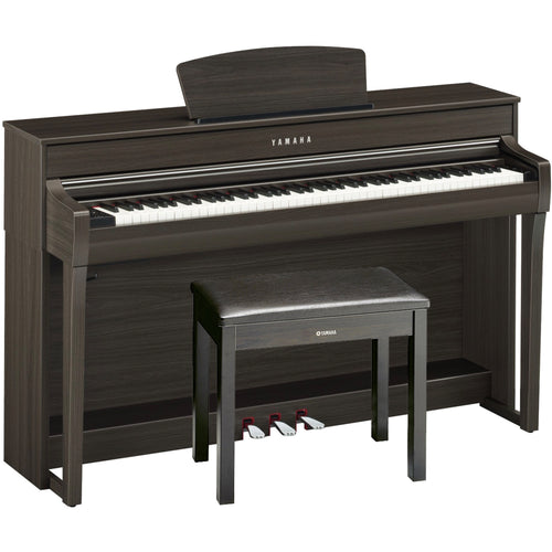 Yamaha Clavinova CLP-735 Digital Piano - Dark Walnut - with bench