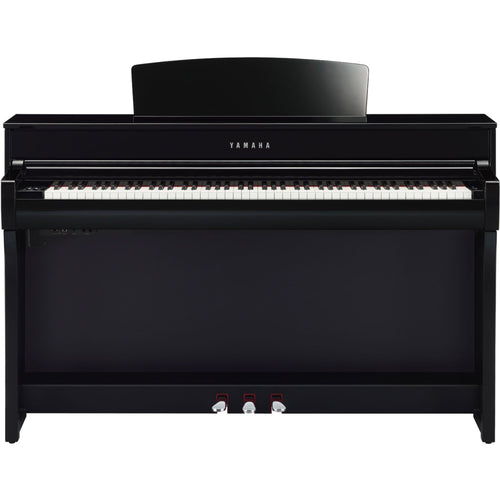 Yamaha Clavinova CLP-745 Digital Piano - Polished Ebony - front view