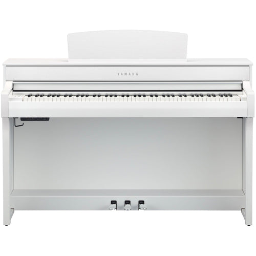 Yamaha Clavinova CLP-745 Digital Piano - Matte White - front view