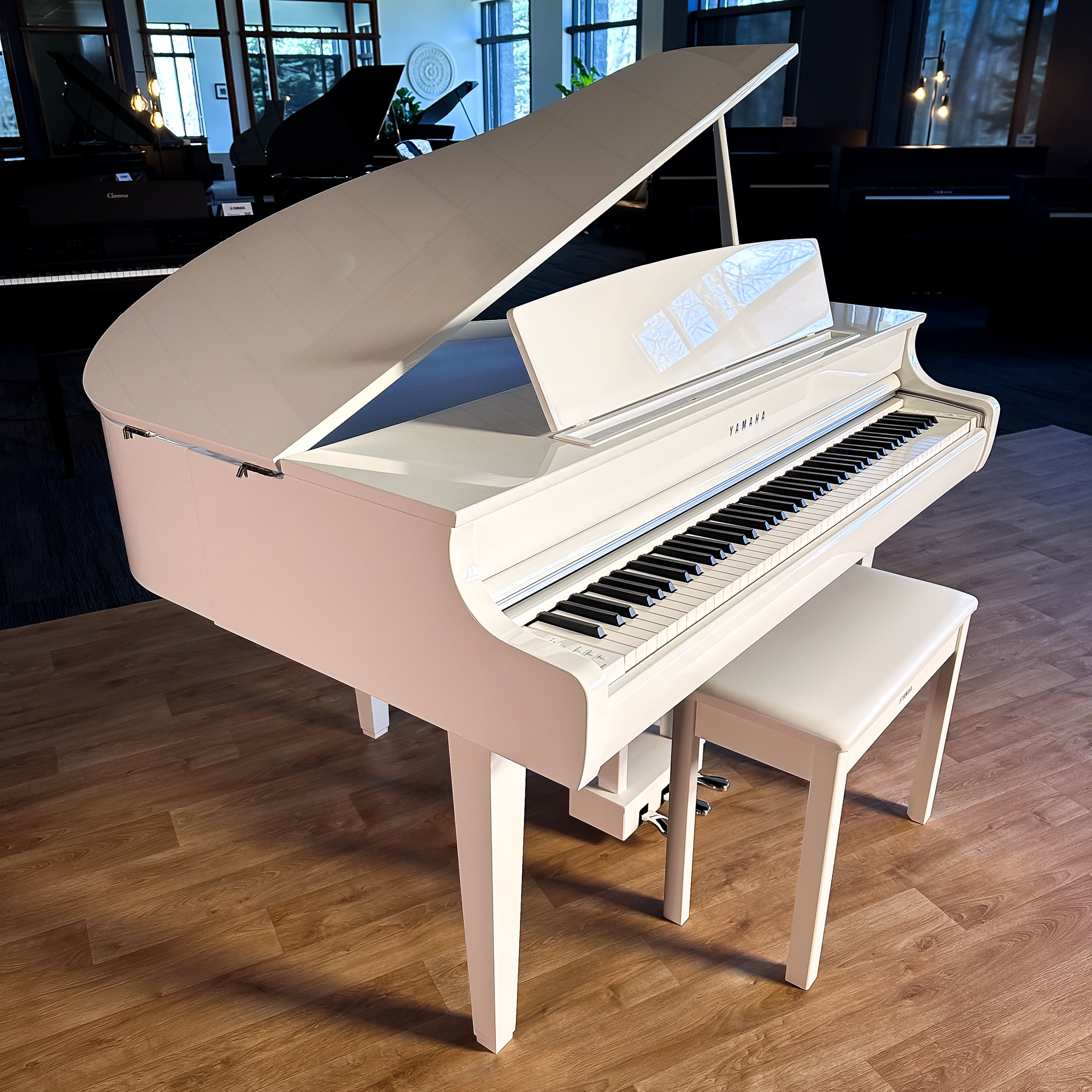 Yamaha Clavinova CLP-865GP Digital Piano - Polished White