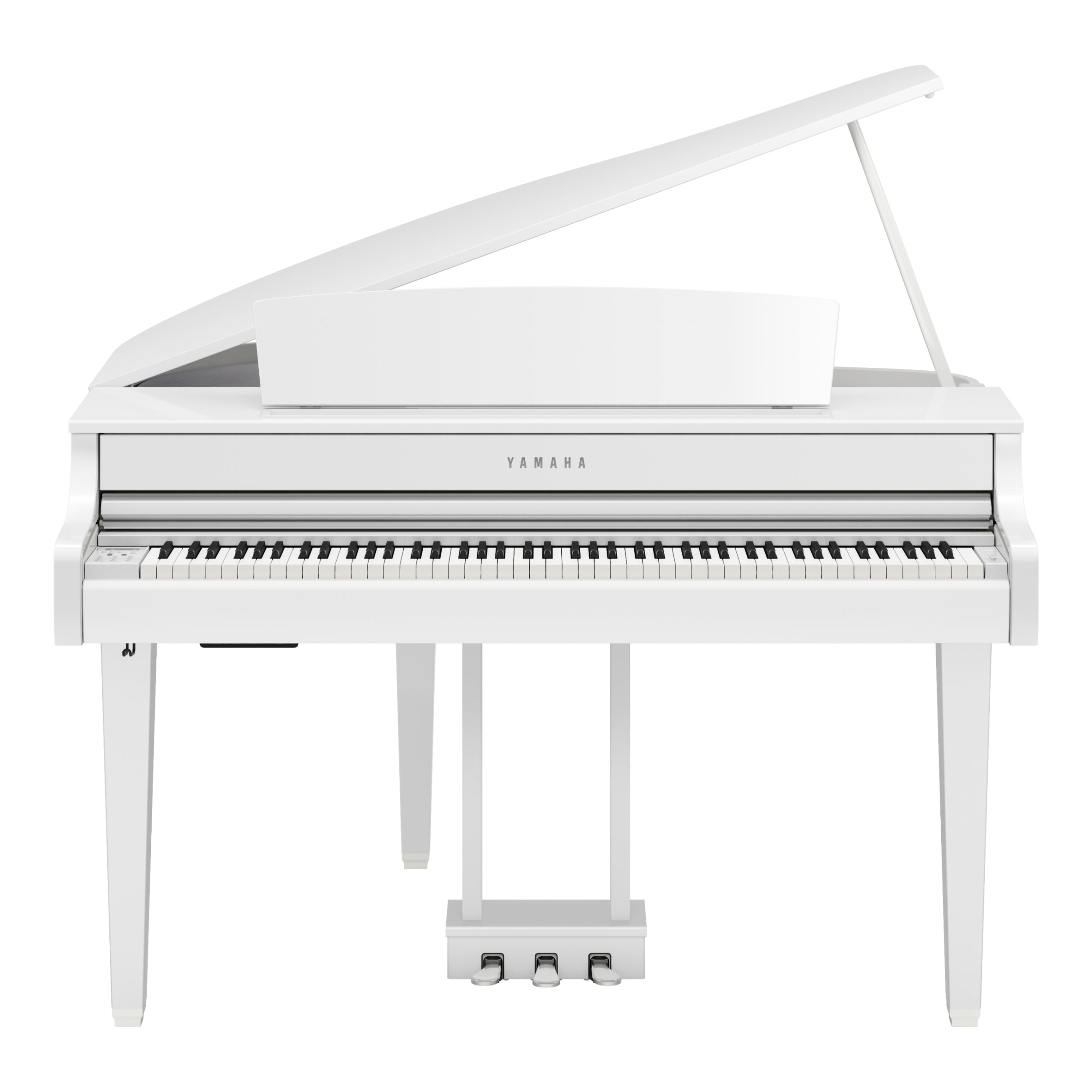 Yamaha Clavinova CLP-865GP Digital Piano - Polished White, View 2