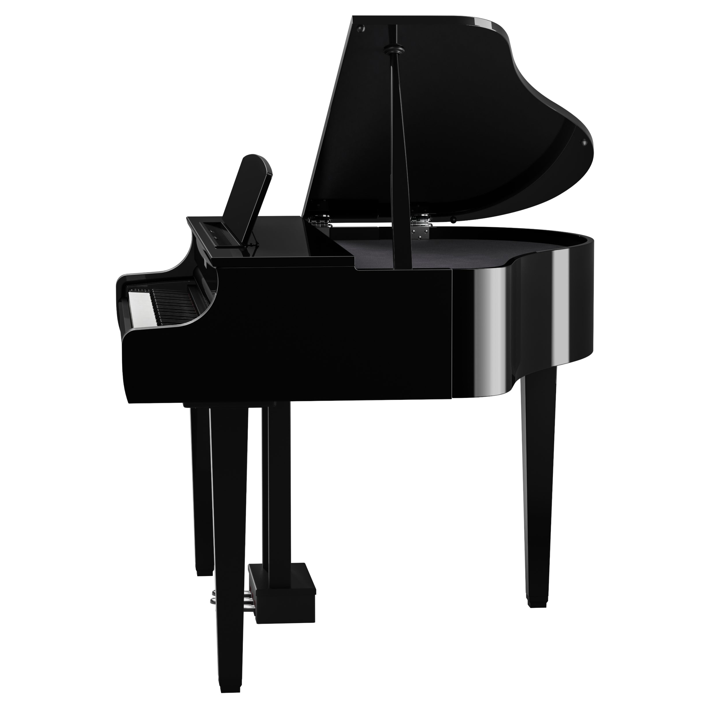 Yamaha Clavinova CLP-865GP Digital Piano - Polished Ebony, View 3