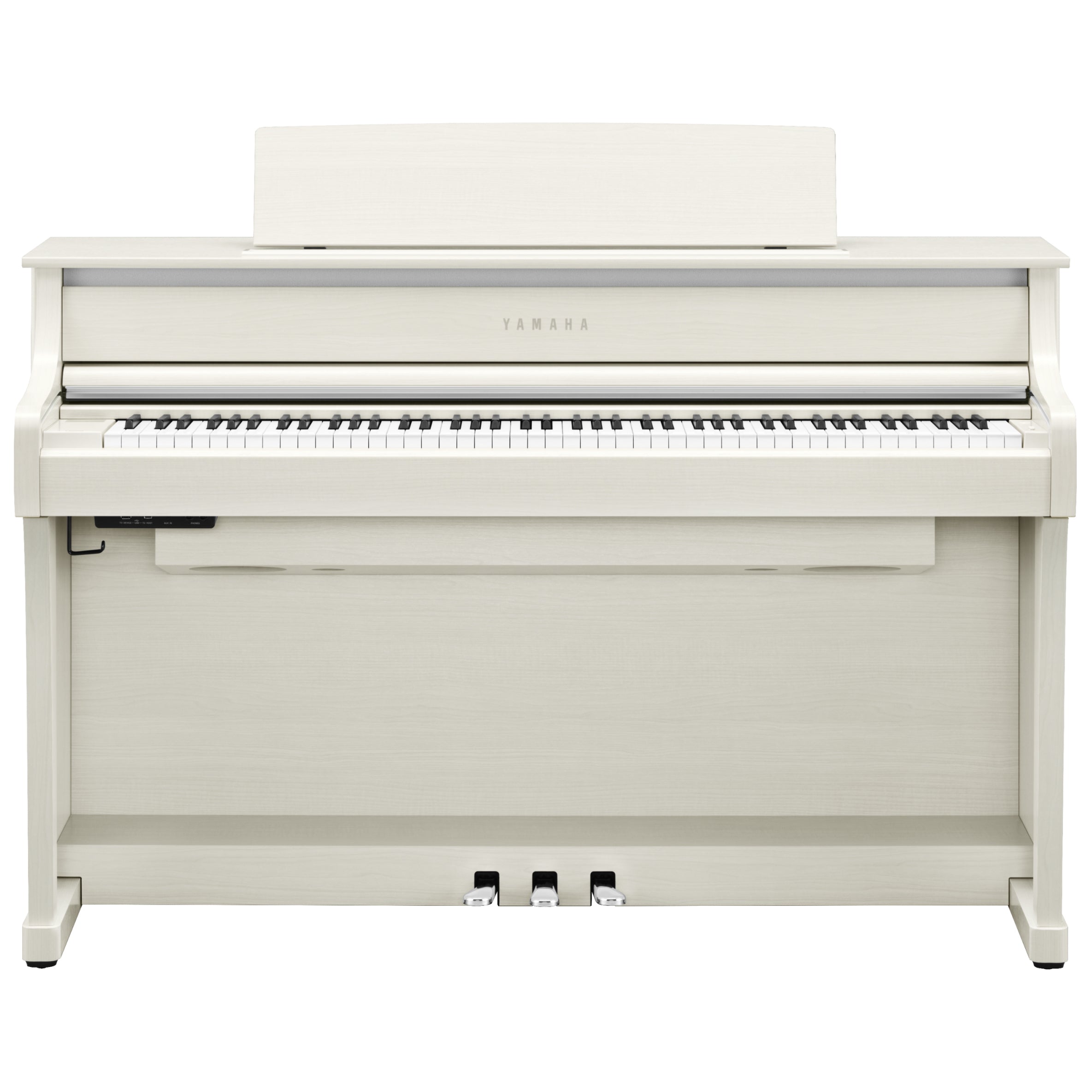 Yamaha Clavinova CLP-875 Digital Pianos - White Birch, View 2