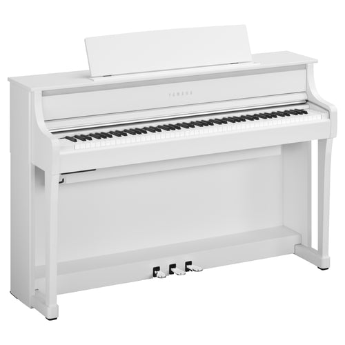 Yamaha Clavinova CLP-875 Digital Pianos - Matte White, view 21