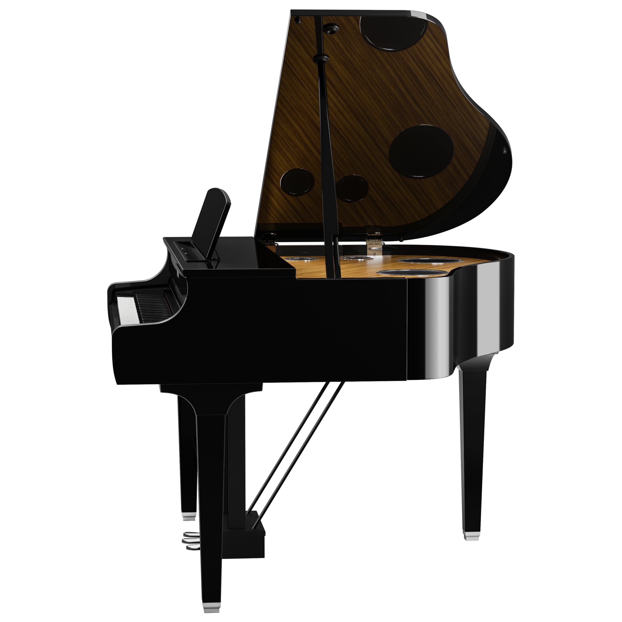 Yamaha Clavinova CLP-895GP Digital Piano - Polished Ebony, View 3