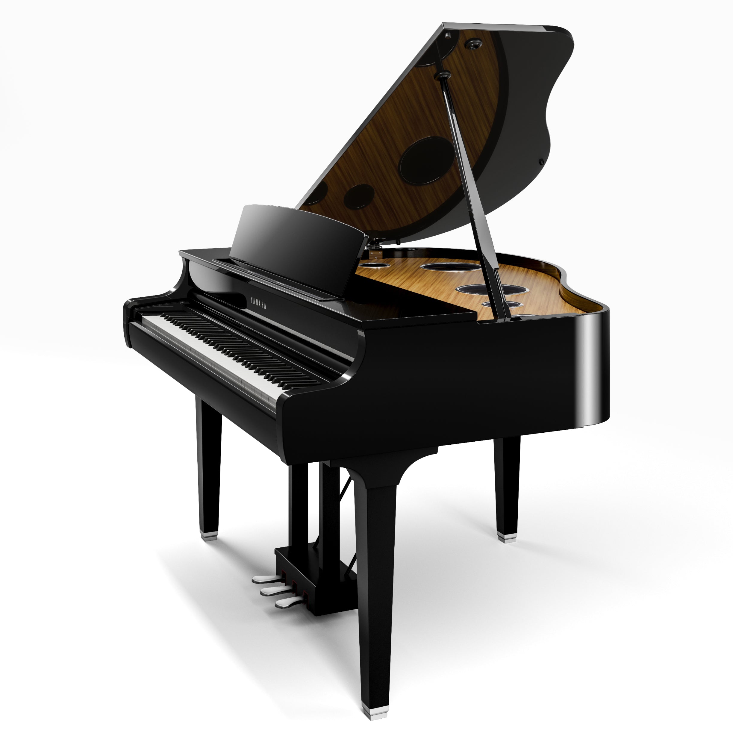Yamaha Clavinova CLP-895GP Digital Piano - Polished Ebony, View 5