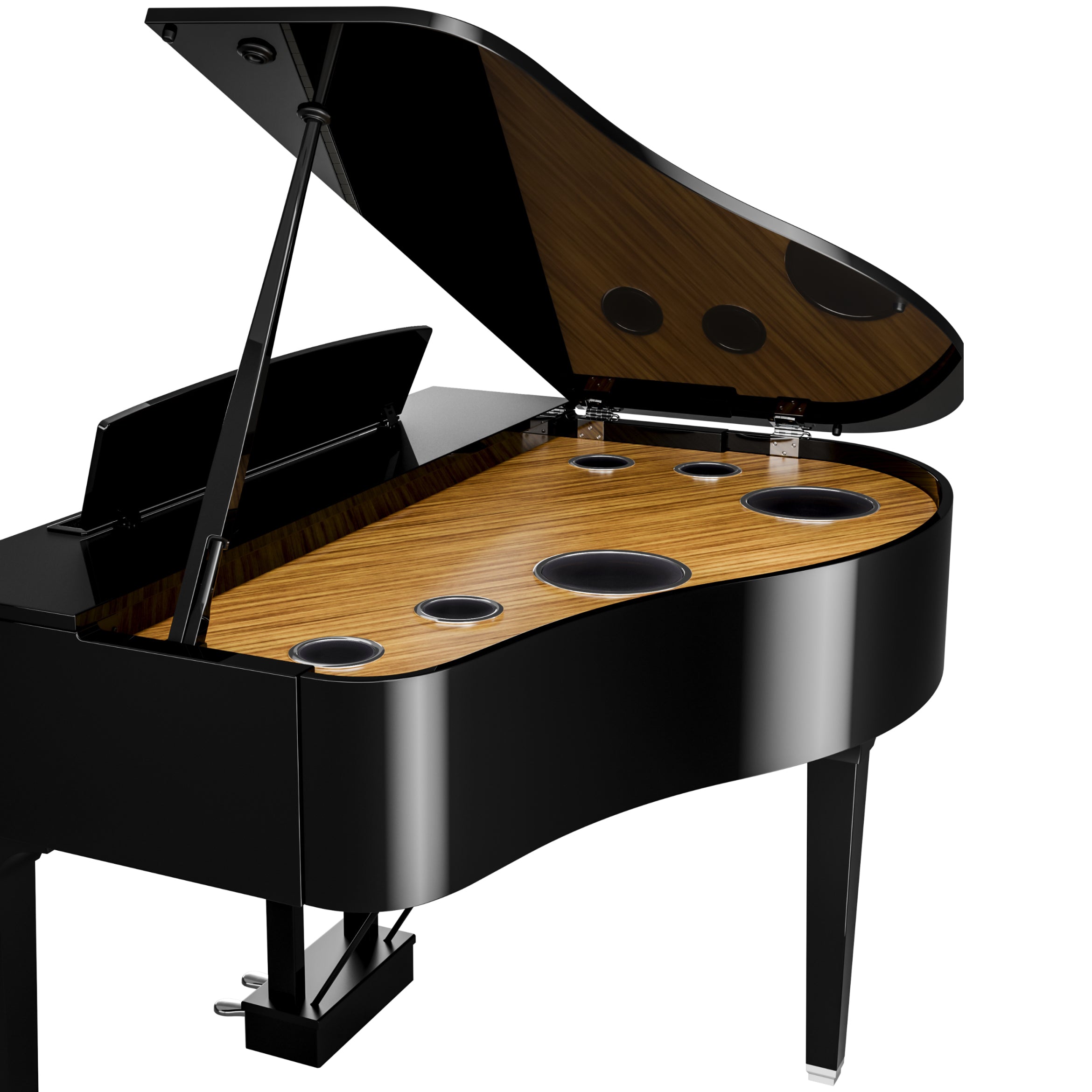 Yamaha Clavinova CLP-895GP Digital Piano - Polished Ebony, View 6