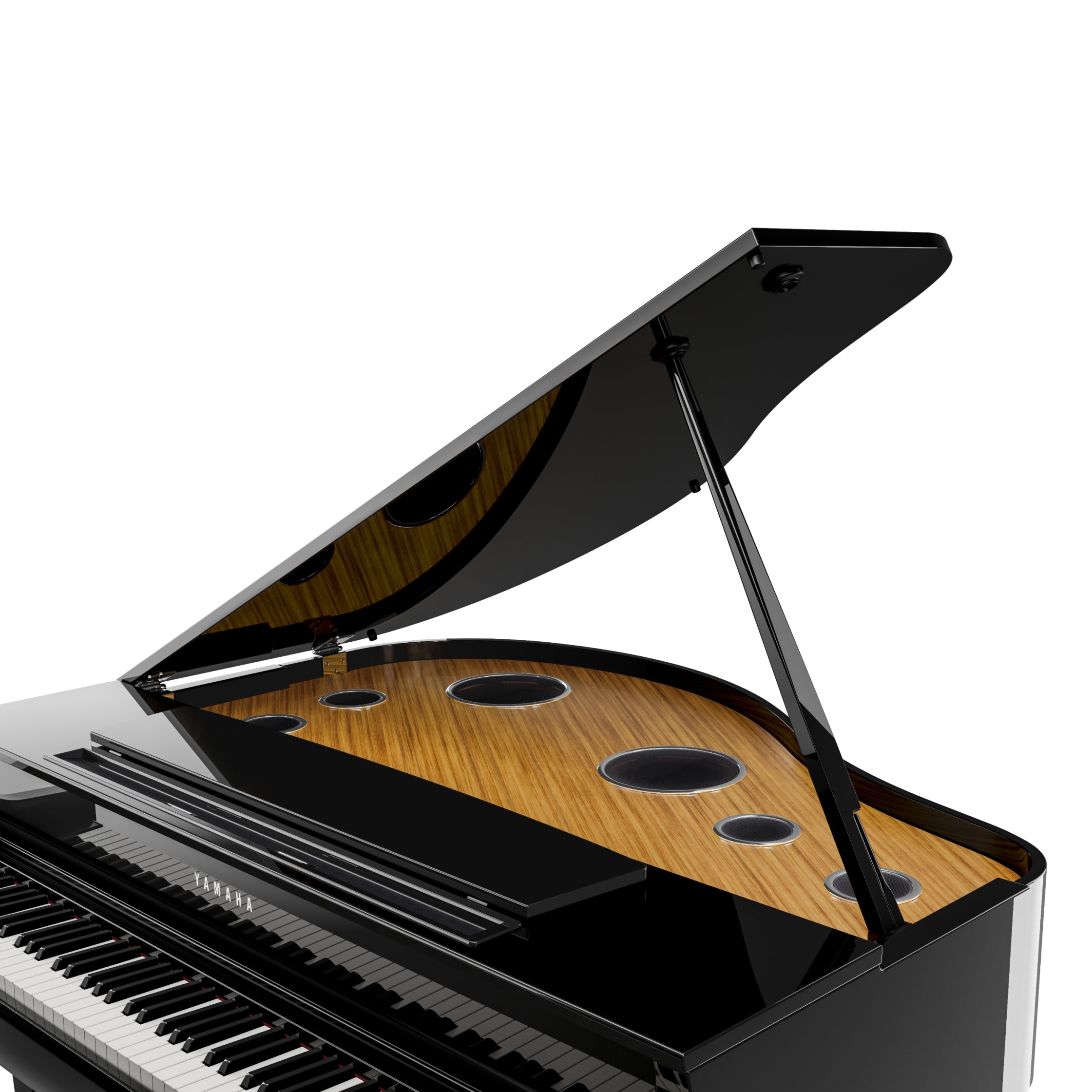 Yamaha Clavinova CLP-895GP Digital Piano - Polished Ebony, View 3