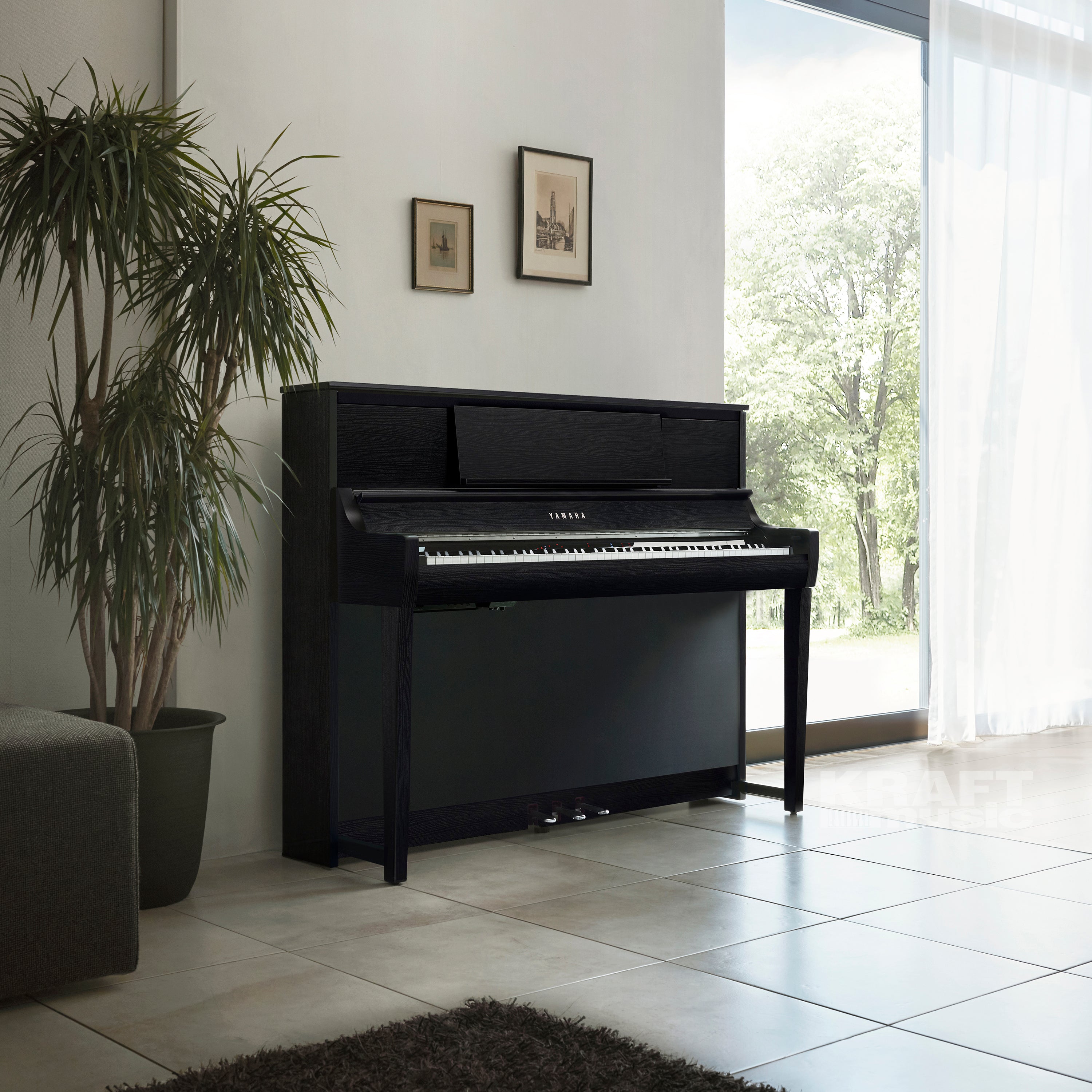 Yamaha Clavinova CSP-295 Digital Piano - Black Walnut