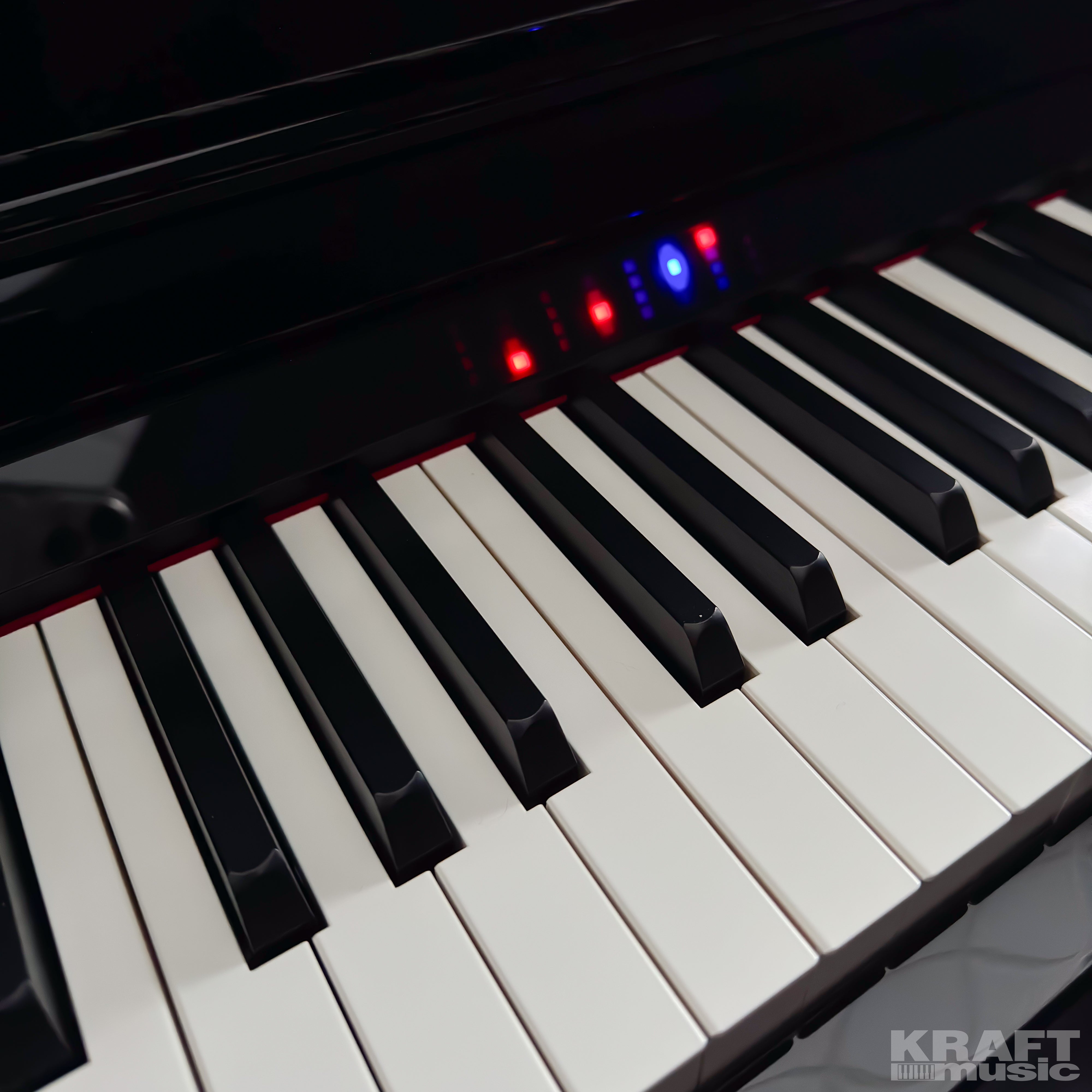 Yamaha Clavinova CSP-295GP Digital Grand Piano - Polished Ebony - key lights