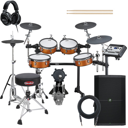Yamaha DTX8K-M PROX Electronic Drum Set - Real Wood COMPLETE DRUM BUNDLE
