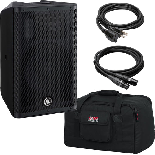 Collage image of the Yamaha DXR10 MKII Powered PA Speaker PERFORMER PAK
