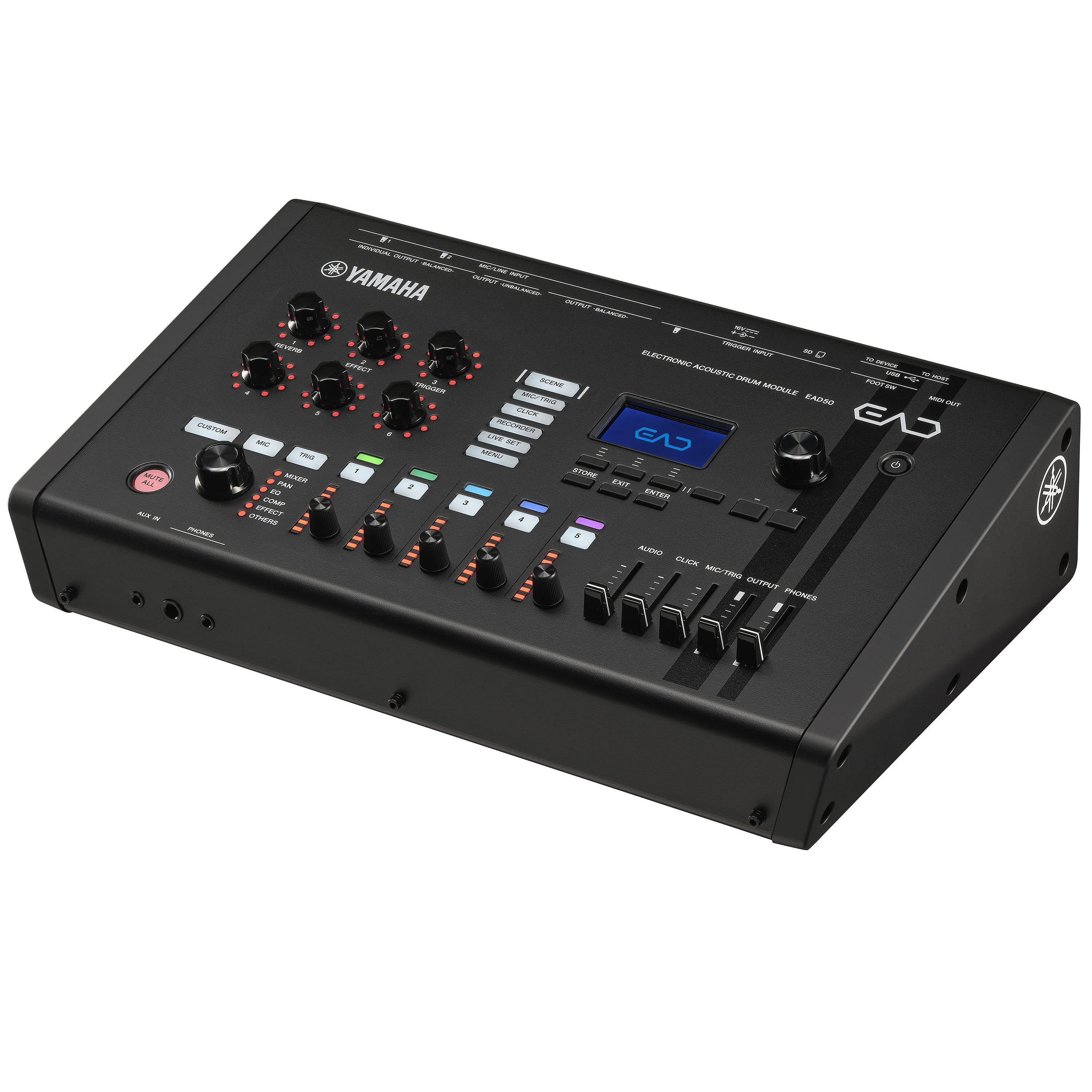 Yamaha EAD50 Electronic Acoustic Drum System with additional DSU50