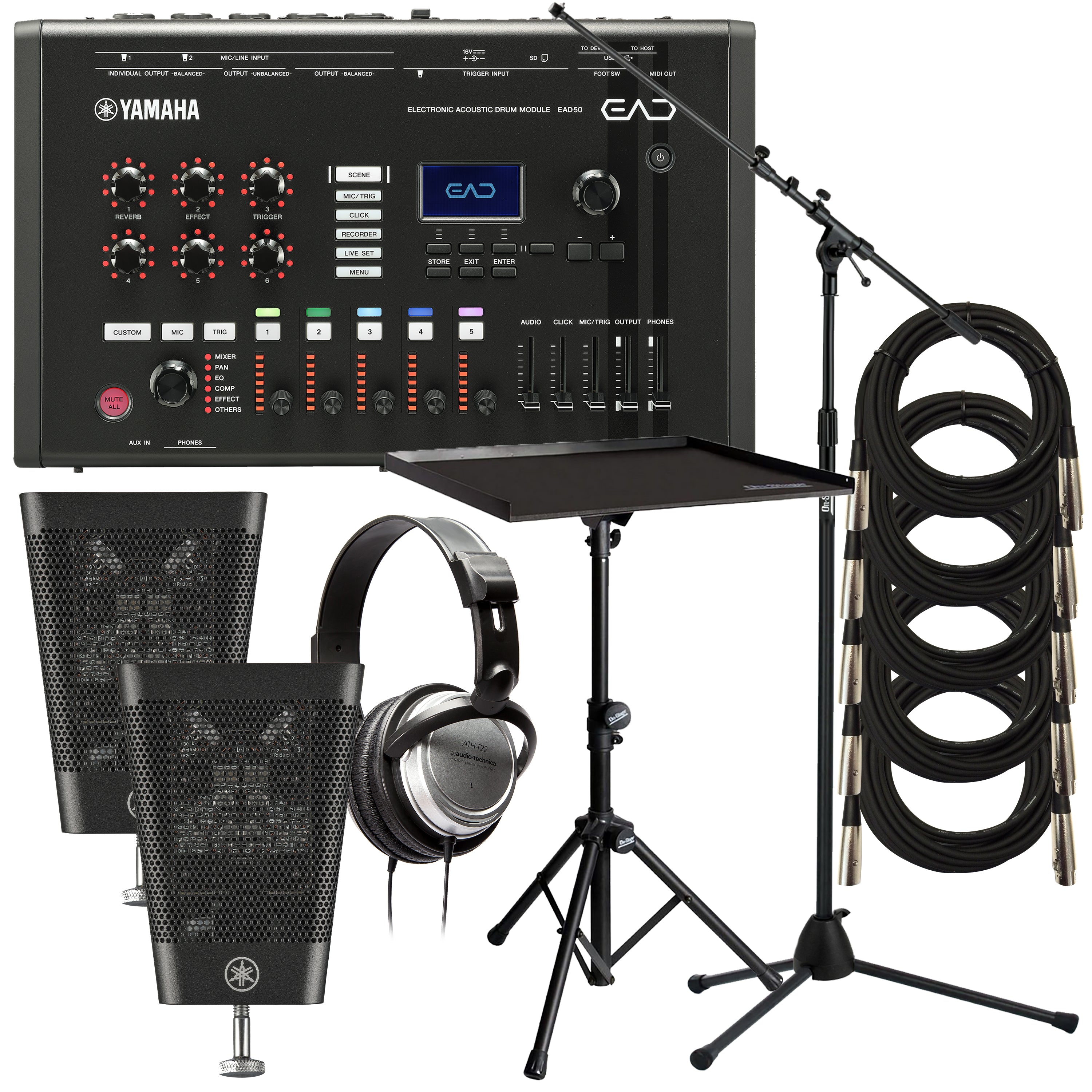 Yamaha EAD50 Electronic Acoustic Drum System with additional DSU50 BONUS PAK