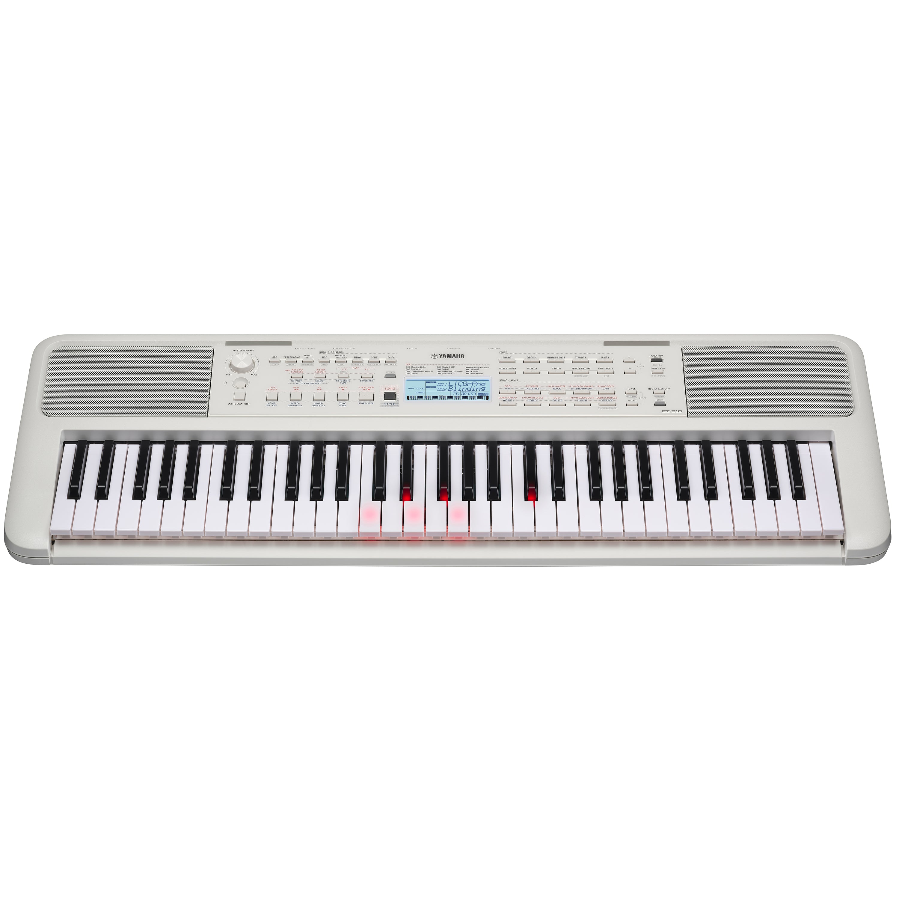 Yamaha EZ-310 Portable Keyboard with Lighted Keys – Kraft Music