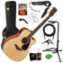 Yamaha FGX800C Acoustic-Electric Guitar - Natural COMPLETE GUITAR BUNDLE