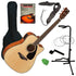 Yamaha FGX800C Acoustic-Electric Guitar - Natural GUITAR ESSENTIALS BUNDLE