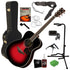 Yamaha FS830 Acoustic Guitar - Dusk Sun Red COMPLETE GUITAR BUNDLE