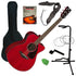 Yamaha FSX800C Acoustic Electric Guitar - Ruby Red GUITAR ESSENTIALS BUNDLE