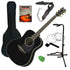 Yamaha LL6 ARE Acoustic Guitar - Black GUITAR ESSENTIALS BUNDLE