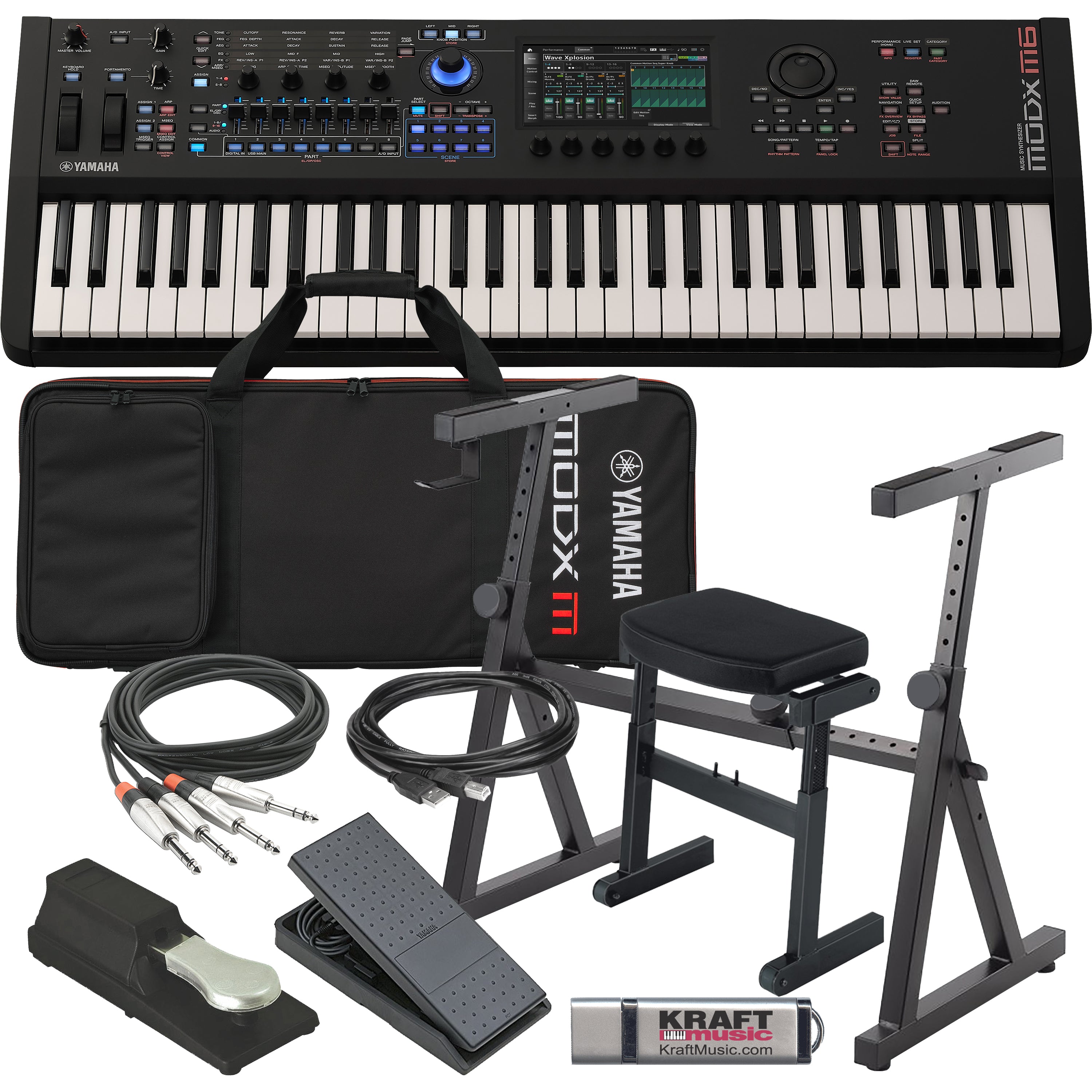 Yamaha MODX M6 61-Key Music Synthesizer STAGE RIG